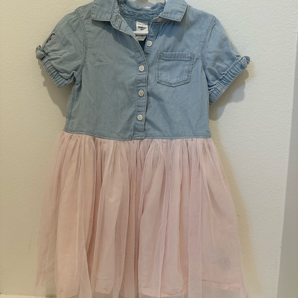 OshKosh B'gosh Blue and Pink Casual Dress
